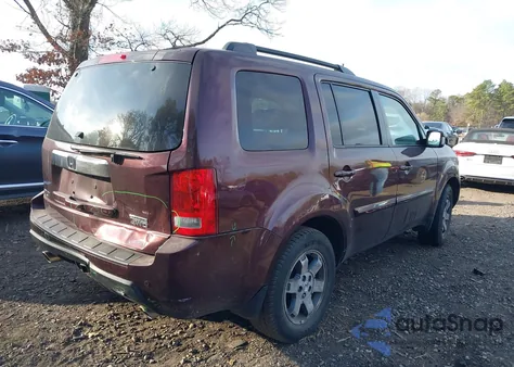 2011 Honda Pilot Touring из США, поврежденный, VIN 5FNYF4H9XBB065521